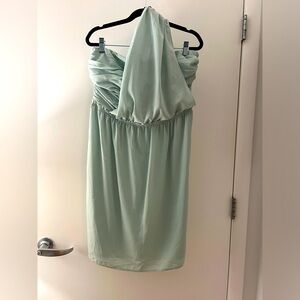 Banana Republic - Mint Green One Shoulder Cocktail Dress- 12